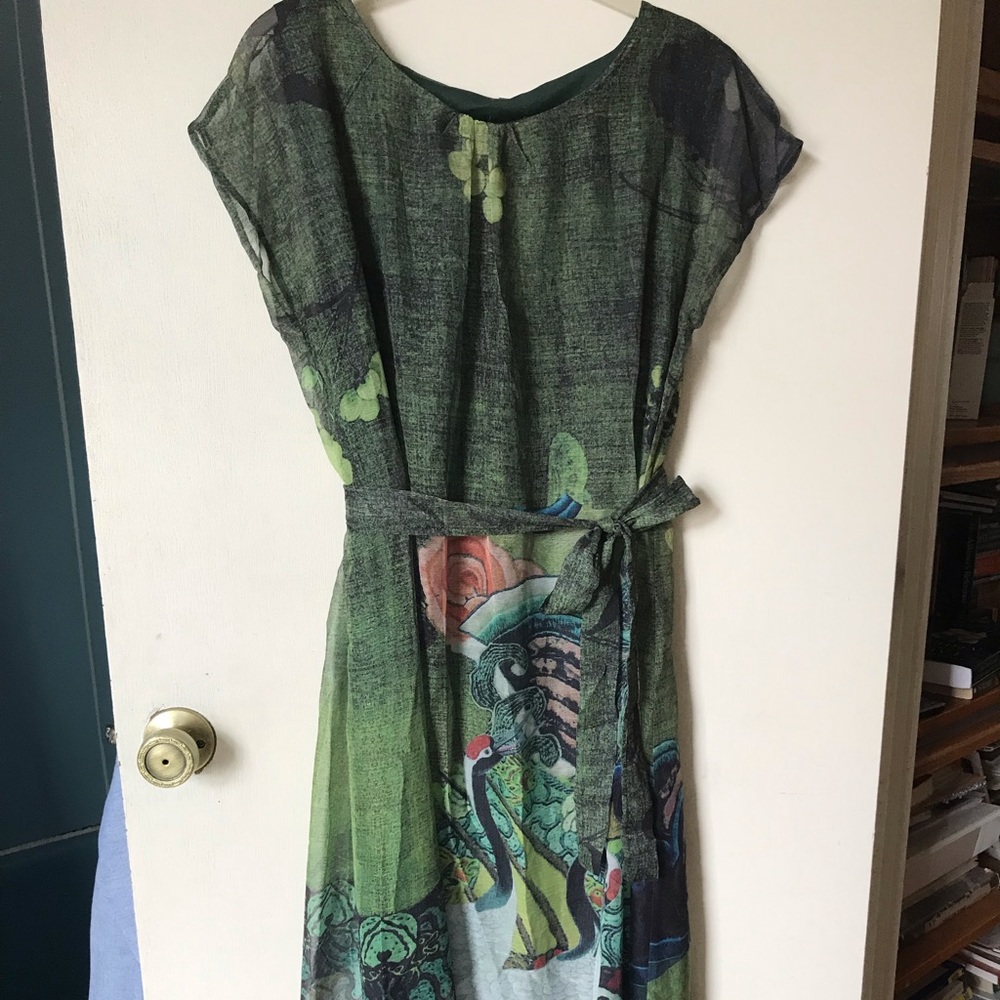 Stylewe Green Peacock Dress- NWT